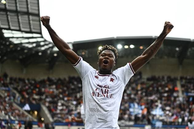 Opening goal for FFC Metz on Matchday 3 of the MC Donald s Ligue 1, Paris FC hosted FC Metz at the Stade Jean Bouin in Paris on 30 August 2025. - 31 08 2025 - France Ile-de-France (region) Paris -  JulienxMattiax xLexPictorium LePictorium_0313607