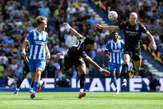 Brighton and Hove Albion v Manchester City Premier League 31 08 2025. Copyright: xJeffxMoodx PSI-22734-0069
