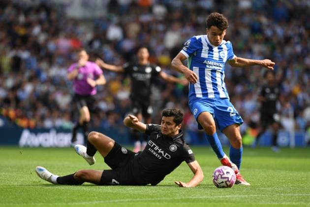 Brighton and Hove Albion v Manchester City Premier League 31 08 2025. Copyright: xJeffxMoodx PSI-22734-0081