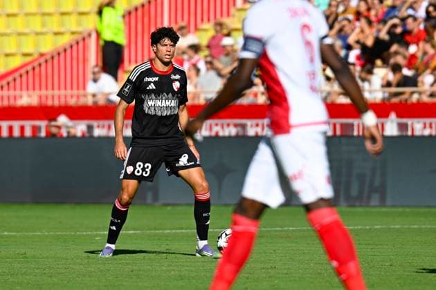 FOOTBALL : AS Monaco VS RC Strasbourg Alsace - Ligue 1 Mcdonald s - 31 08 2025 Rafael Luis (RC Strasbourg) - Ligue 1 Mcdonald s match between AS Monaco and Racing Club de Strasbourg Alsace on August 31, 2025 at the Louis II Stadium in Monaco. MonacoMonaco  Copyright: xWilliamxCannarellax