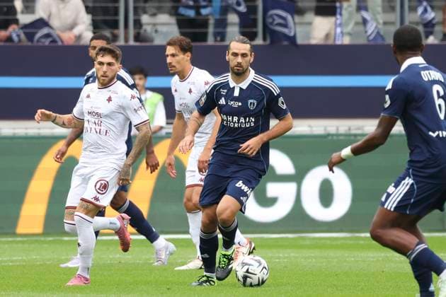 FOOTBALL : Paris FC Vs FC Metz - Ligue 1 - 31 08 2025 Vincent Marchetti (Paris FC) ParisFrance  Copyright: xMichtofx