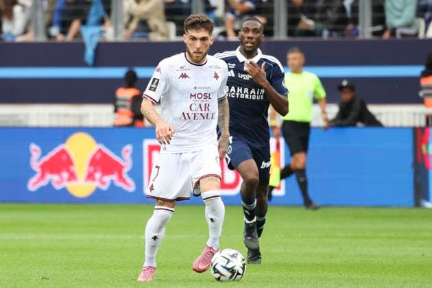 FOOTBALL : Paris FC Vs FC Metz - Ligue 1 - 31 08 2025 Giorgi Tsitaishvili (FC Metz) ParisFrance  Copyright: xMichtofx