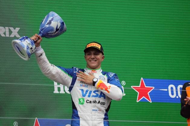 Zandvoort, Niederlande 28.- 31. August 2025: FIA - Formel 1 - WM - Dutch Grand Prix - 2025 - Rennen Sonntag Im Bild: Isack Hadjar (FRA) erstes F1 Podium Circuit Zandvoort Copyright: xFotostandx xBeierx