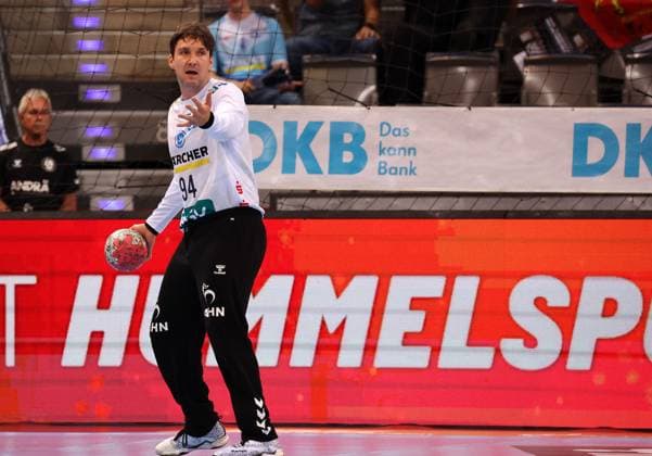 31.08.2025, Deutschland, Stuttgart, Handball Bundesliga Saison 2025 2026, TVB Stuttgart vs. Hamburger SV, Daniel Rebmann (TVB)
