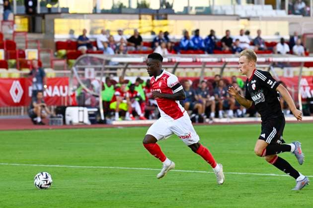 FOOTBALL : AS Monaco VS RC Strasbourg Alsace - Ligue 1 Mcdonald s - 31 08 2025 Folarin Balogun (ASM) - Ligue 1 Mcdonald s match between AS Monaco and Racing Club de Strasbourg Alsace on August 31, 2025 at the Louis II Stadium in Monaco. MonacoMonaco  Copyright: xWilliamxCannarellax