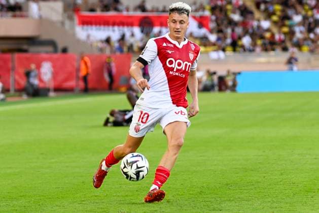 FOOTBALL : AS Monaco VS RC Strasbourg Alsace - Ligue 1 Mcdonald s - 31 08 2025 Aleksandr Golovin (ASM) - Ligue 1 Mcdonald s match between AS Monaco and Racing Club de Strasbourg Alsace on August 31, 2025 at the Louis II Stadium in Monaco. MonacoMonaco  Copyright: xWilliamxCannarellax