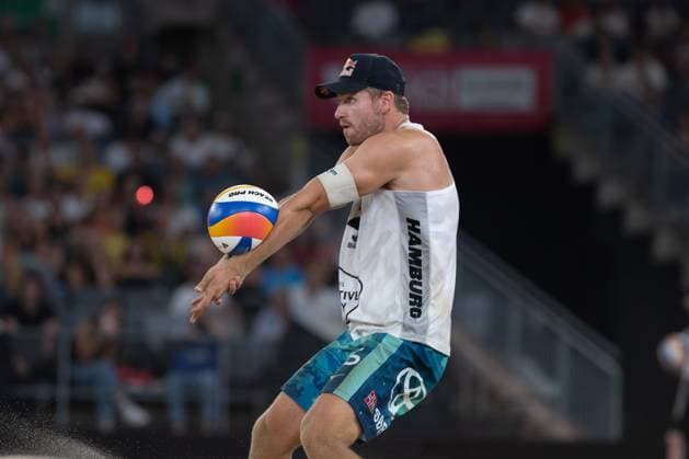 RECORD DATE NOT STATED Beach Pro Tour - Elite 16 Hamburg, 31.08.2025 Christian Sandlie Sorum (Player 2, NOR); Beach Pro Tour - Elite 16 Hamburg am 31.08.2025 Copyright: xBEAUTIFULxSPORTS PeterxWeberx