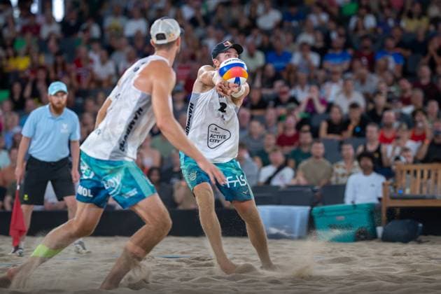 RECORD DATE NOT STATED Beach Pro Tour - Elite 16 Hamburg, 31.08.2025 Christian Sandlie Sorum (Player 2, NOR); Beach Pro Tour - Elite 16 Hamburg am 31.08.2025 Copyright: xBEAUTIFULxSPORTS PeterxWeberx