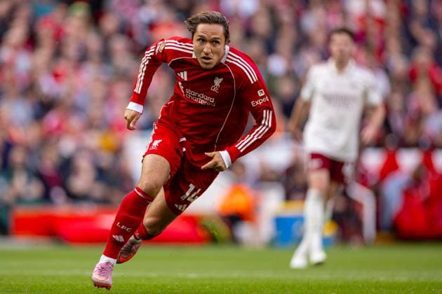 Football - FA Premier League - Liverpool FC v Arsenal FC LIVERPOOL, ENGLAND - Sunday, August 31, 2025: Liverpool s Federico Chiesaduring the FA Premier League match between Liverpool FC and Arsenal FC at Anfield. (Photo by David Rawcliffe Propaganda) LIVERPOOL Anfield MERSEYSIDE ENGLAND  Copyright: xDavidxRawcliffex P2025-08-31-Liverpool_Arsenal-80