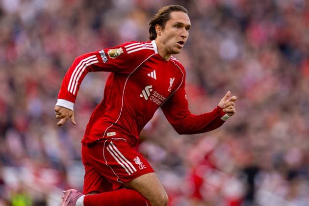 Football - FA Premier League - Liverpool FC v Arsenal FC LIVERPOOL, ENGLAND - Sunday, August 31, 2025: Liverpool s Federico Chiesa during the FA Premier League match between Liverpool FC and Arsenal FC at Anfield. (Photo by David Rawcliffe Propaganda) LIVERPOOL Anfield MERSEYSIDE ENGLAND  Copyright: xDavidxRawcliffex P2025-08-31-Liverpool_Arsenal-81