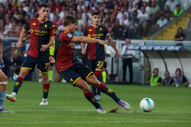 Serie A, Day 2, 31-08-2023, Genova, Stadio Ferraris, Genoa - Juventus, in the photo: kick Colombo  Copyright: xGabrielexSiri IPAxSportx xipa-agency.netx xx IPA_63786651 IPA_Agency_IPA63786651