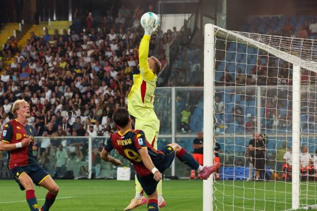 Serie A, Day 2, 31-08-2023, Genova, Stadio Ferraris, Genoa - Juventus, in the photo: exit Di Gregorio  Copyright: xGabrielexSiri IPAxSportx xipa-agency.netx xx IPA_63786659 IPA_Agency_IPA63786659