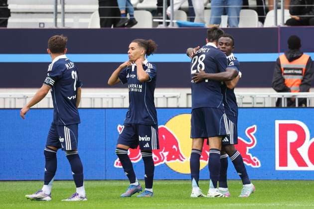 FOOTBALL : Paris FC Vs FC Metz - Ligue 1 - 31 08 2025 Joie - But de Moses Simon (Paris FC) - Thibault De Smet (Paris FC) - Ilan Kebbal (Paris FC) - Maxime Lopez (Paris FC) ParisFrance  Copyright: xMichtofx