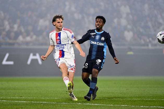 Olympique Lyonnais v Olympique de Marseille - Ligue 1 McDonald s 2025 2026 23 Tyler MORTON (ol) during the Ligue 1 McDonald s match between Lyon and Marseille at Groupama Stadium on August 31, 2025 in Lyon, France. Lyon France  Copyright: xFEPx 776348118
