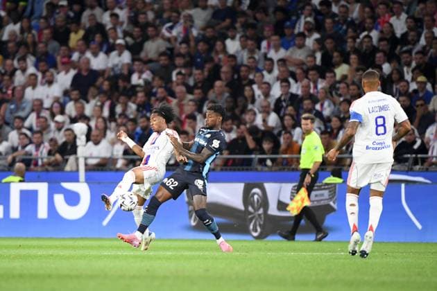 Olympique Lyonnais v Olympique de Marseille - Ligue 1 McDonald s 2025 2026 11 Malick FOFANA (ol) - 62 Amir MURILLO (om) during the Ligue 1 McDonald s match between Lyon and Marseille at Groupama Stadium on August 31, 2025 in Lyon, France. Lyon France  Copyright: xFEPx 776348118