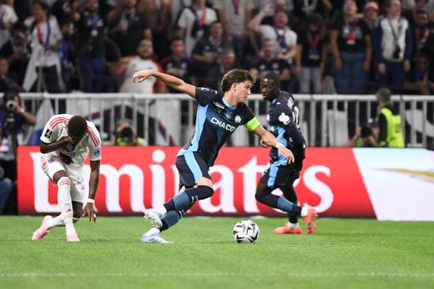 Olympique Lyonnais v Olympique de Marseille - Ligue 1 McDonald s 2025 2026 05 Leonardo Julian BALERDI ROSA (om) during the Ligue 1 McDonald s match between Lyon and Marseille at Groupama Stadium on August 31, 2025 in Lyon, France. Lyon France  Copyright: xFEPx 776348118