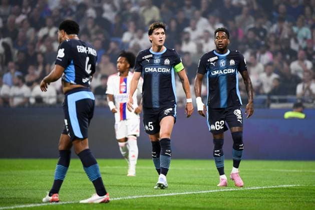 Olympique Lyonnais v Olympique de Marseille - Ligue 1 McDonald s 2025 2026 05 Leonardo Julian BALERDI ROSA (om) during the Ligue 1 McDonald s match between Lyon and Marseille at Groupama Stadium on August 31, 2025 in Lyon, France. Lyon France  Copyright: xFEPx 776348118