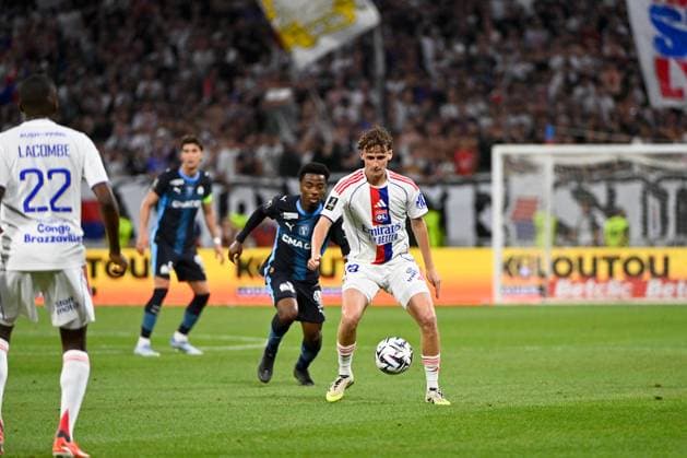 Olympique Lyonnais v Olympique de Marseille - Ligue 1 McDonald s 2025 2026 23 Tyler MORTON (ol) during the Ligue 1 McDonald s match between Lyon and Marseille at Groupama Stadium on August 31, 2025 in Lyon, France. Lyon France  Copyright: xFEPx 776348118
