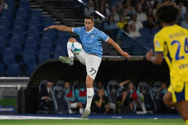Lazio™s Adam Marusic during the Serie A Enilive soccer match between SS Lazio and Hellas Verona at the Rome s Olympic stadium, Italy - Sunday, August 31, 2025. - Soccer.  Copyright: xFabrizioxCorradetti LaPressex