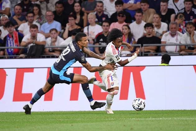 Olympique Lyonnais v Olympique de Marseille - Ligue 1 McDonald s 2025 2026 10 Mason GREENWOOD (om) - 11 Malick FOFANA (ol) during the Ligue 1 McDonald s match between Lyon and Marseille at Groupama Stadium on August 31, 2025 in Lyon, France. Lyon France  Copyright: xFEPx 776348118