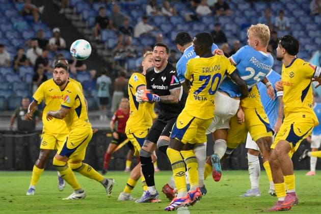 Lazio™s Taty Castellanos goal 3-0 during the Serie A Enilive soccer match between SS Lazio and Hellas Verona at the Rome s Olympic stadium, Italy - Sunday, August 31, 2025. - Soccer.  Copyright: xFabrizioxCorradetti LaPressex