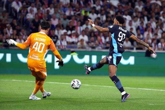 FOOTBALL : Lyon ( OL) Vs Marseille ( OM) - Ligue 1 - 31 08 2025 Pierre Aubameyang ( Marseille) LyonFrance  Copyright: xPILLAUDx
