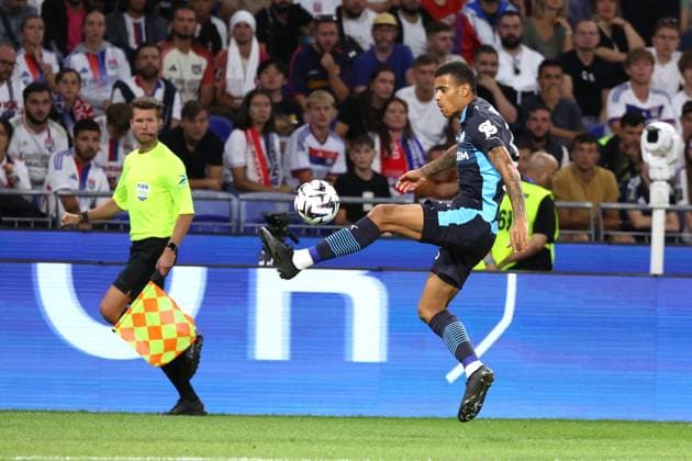 FOOTBALL : Lyon ( OL) Vs Marseille ( OM) - Ligue 1 - 31 08 2025 Mason Greenwood ( Marseille) LyonFrance  Copyright: xPILLAUDx