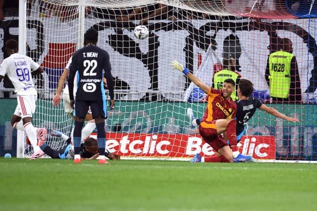 FOOTBALL : Lyon ( OL) Vs Marseille ( OM) - Ligue 1 - 31 08 2025 Geronimo Rulli ( Marseille) LyonFrance  Copyright: xPILLAUDx