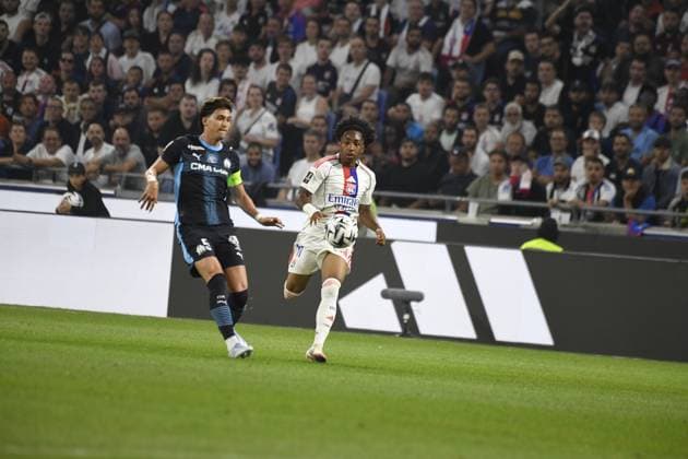 Football : Olympique Lyonnais V Olympique de Marseille - ligue 1 31 08 2025 Malick FOFANA of Lyon during the French L1 football match between Olympique Lyonnais and Olympique Marseille at the Groupama stadium in Decines-Charpieu Lyon, France on August 31, 2025  Copyright: xMourad_ALLILIx