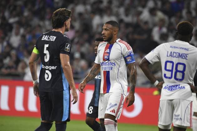 Football : Olympique Lyonnais V Olympique de Marseille - ligue 1 31 08 2025 Corentin TOLISSO of Lyon during the French L1 football match between Olympique Lyonnais and Olympique Marseille at the Groupama stadium in Decines-Charpieu Lyon, France on August 31, 2025  Copyright: xMourad_ALLILIx