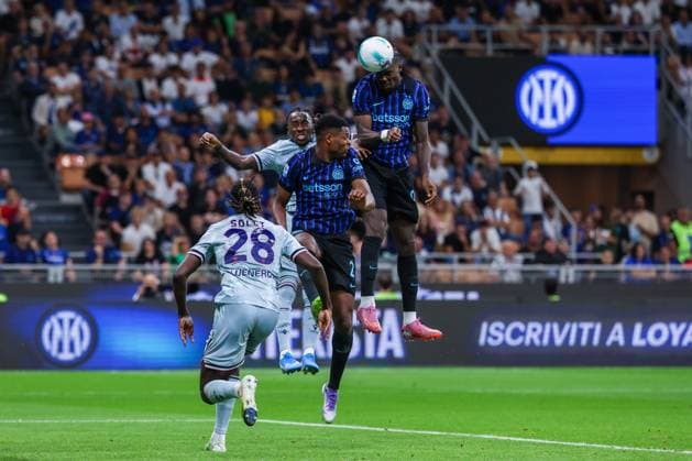 FC Internazionale vs Udinese Calcio - Serie A 2025 26 - 31 08 2025 Marcus Thuram of FC Internazionale seen in action during Serie A 2025 26 football match between FC Internazionale and Udinese Calcio at San Siro Stadium Copyright: xBEAUTIFULxSPORTS Carabellix