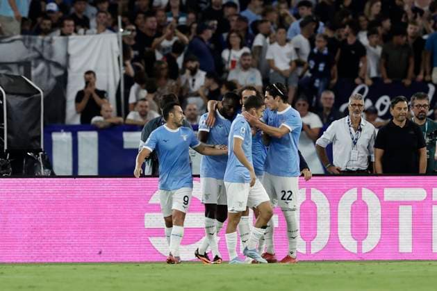 Serie A football match SS Lazio vs Hellas Verona Lazio™s Senegalese forward Boulaye Dia celebrates after scoring a goal during the Serie A football match SS Lazio vs Hellas Verona at Olimpico Stadium on August 31, 2025, in Rome. _BPH3811 Copyright: xAntonioxBalascox