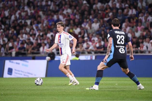 Olympique Lyonnais v Olympique de Marseille - Ligue 1 McDonald s 2025 2026 23 Tyler MORTON (ol) during the Ligue 1 McDonald s match between Lyon and Marseille at Groupama Stadium on August 31, 2025 in Lyon, France. Lyon France  Copyright: xFEPx 776348118