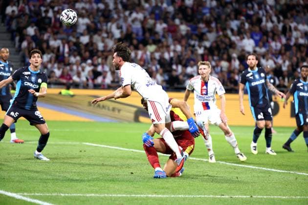 FOOTBALL : Lyon ( OL) Vs Marseille ( OM) - Ligue 1 - 31 08 2025 Nicolas Tagliafico OL LyonFrance  Copyright: xPILLAUDx