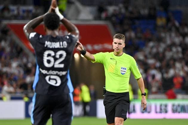 Olympique Lyonnais v Olympique de Marseille - Ligue 1 McDonald s 2025 2026 Francois LETEXIER (ARBITRE) during the Ligue 1 McDonald s match between Lyon and Marseille at Groupama Stadium on August 31, 2025 in Lyon, France. Lyon France  Copyright: xFEPx 776348118