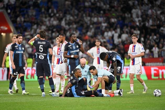 Olympique Lyonnais v Olympique de Marseille - Ligue 1 McDonald s 2025 2026 13 Derek CORNELIUS (om) during the Ligue 1 McDonald s match between Lyon and Marseille at Groupama Stadium on August 31, 2025 in Lyon, France. Lyon France  Copyright: xFEPx 776348118