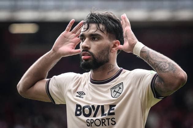 Nottingham Forest v West Ham United - Premier League Lucas Paqueta of West Ham United celebrates after scoring a goal to make it 0-2 during the Premier League match between Nottingham Forest and West Ham United at the City Ground in Nottingham, England, on August 31, 2025. Nottingham Nottinghamshire United Kingdom  Copyright: xMIxNewsx originalFilename:fletcher-nottingh250831_npDKW.jpg