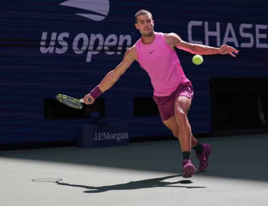 Carlos Alcaraz (ESP), US Open Championships 2023, USTA Billie Jean King National Tennis Center, Flushing Meadows, New York, USA . Copyright: xJuergenxHasenkopfx
