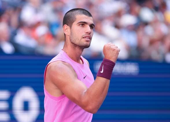Carlos Alcaraz (ESP), US Open Championships 2023, USTA Billie Jean King National Tennis Center, Flushing Meadows, New York, USA . Copyright: xJuergenxHasenkopfx