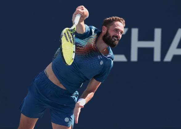 Orlando Luz (gelbes Hemd), Albano Olivetti, Herren Doppel, Men s Doubles, US Open Championships 2023, USTA Billie Jean King National Tennis Center, Flushing Meadows, New York, USA . Copyright: xJuergenxHasenkopfx