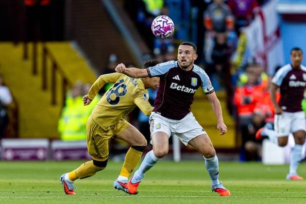 Aston Villa v Crystal Palace Premier League 31 08 2025. Aston Villa midfielder John McGinn(7) in action during the Premier League match between Aston Villa and Crystal Palace at Villa Park, Birmingham, England on 31 August 2025. Birmingham Villa Park West Midlands England Editorial use only DataCo restrictions apply See www.football-dataco.com , Copyright: xManjitxNarotrax PSI-22724-0062