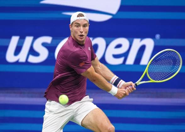 Jan-Lennard Struff (GER), US Open Championships 2023, USTA Billie Jean King National Tennis Center, Flushing Meadows, New York, USA . Copyright: xJuergenxHasenkopfx