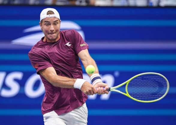 Jan-Lennard Struff (GER), US Open Championships 2023, USTA Billie Jean King National Tennis Center, Flushing Meadows, New York, USA . Copyright: xJuergenxHasenkopfx