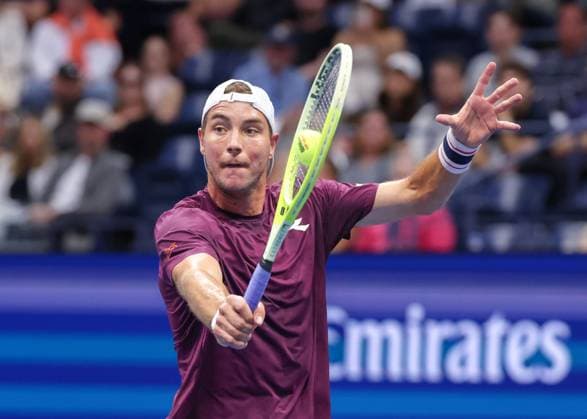 Jan-Lennard Struff (GER), US Open Championships 2023, USTA Billie Jean King National Tennis Center, Flushing Meadows, New York, USA . Copyright: xJuergenxHasenkopfx
