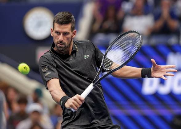 Novak Djokovic (SRB), US Open Championships 2023, USTA Billie Jean King National Tennis Center, Flushing Meadows, New York, USA . Copyright: xJuergenxHasenkopfx