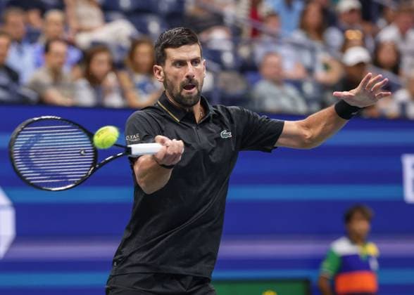 Novak Djokovic (SRB), US Open Championships 2023, USTA Billie Jean King National Tennis Center, Flushing Meadows, New York, USA . Copyright: xJuergenxHasenkopfx