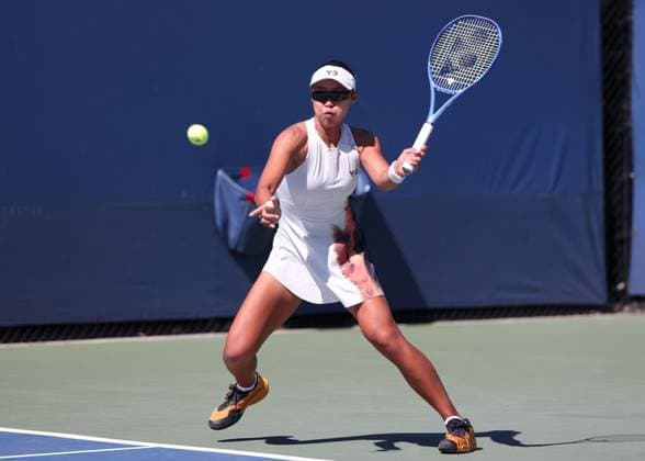 Ruien Zhang (CHN), Maedchen Einzel, Girls Singles, US Open Championships 2023, USTA Billie Jean King National Tennis Center, Flushing Meadows, New York, USA . Copyright: xJuergenxHasenkopfx