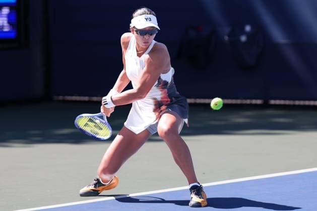 Ruien Zhang (CHN), Maedchen Einzel, Girls Singles, US Open Championships 2023, USTA Billie Jean King National Tennis Center, Flushing Meadows, New York, USA . Copyright: xJuergenxHasenkopfx