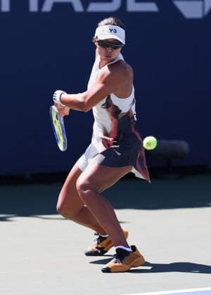 Ruien Zhang (CHN), Maedchen Einzel, Girls Singles, US Open Championships 2023, USTA Billie Jean King National Tennis Center, Flushing Meadows, New York, USA . Copyright: xJuergenxHasenkopfx