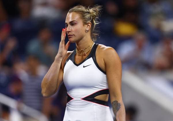 2025 US Open Tennis Championships, Day Eight, Billy Jean-King Tennis Centre, Flushing Meadows, New York, USA, 01 09 2025 Aryna Sabalenka in action during her fourth round match against Cristina Busca (ESP) in the 2025 US Open at Flushing Meadows New York Billy Jean King Tennis Centre, Flushing Meadows New York USA Copyright: xMarkxGreenwoodx